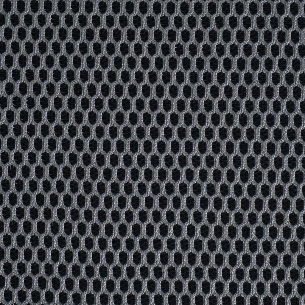 3D-Stoff mit Netzoptik grau